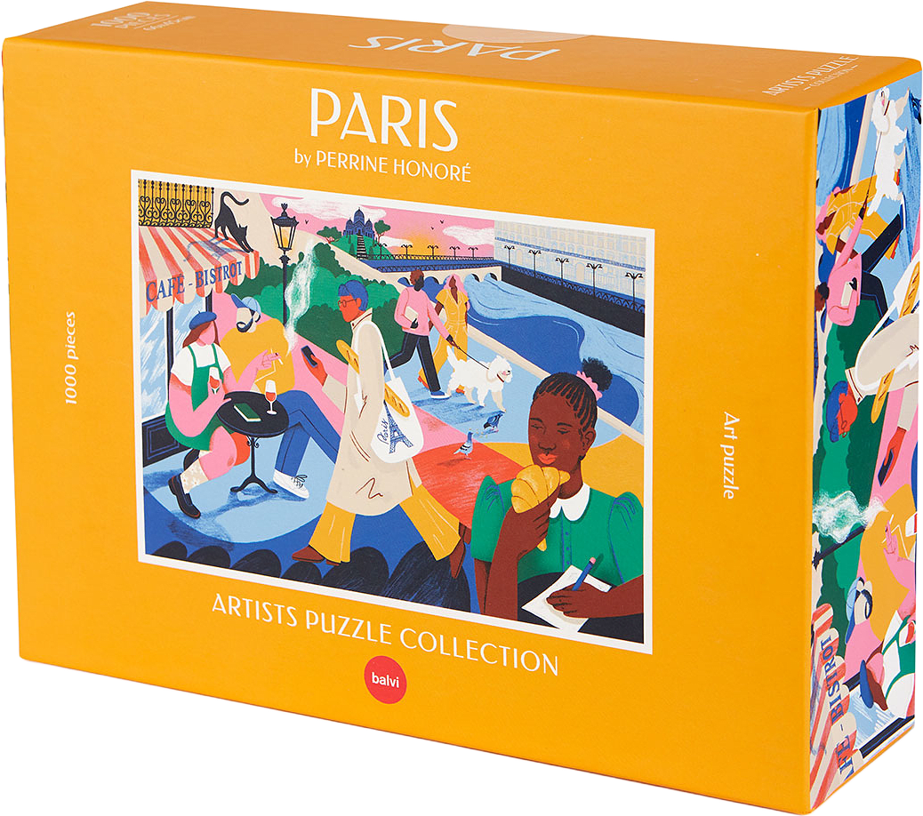 Pussel Paris 1000 bitar, från Ohlsson & Lohaven, i färgen Yellow.