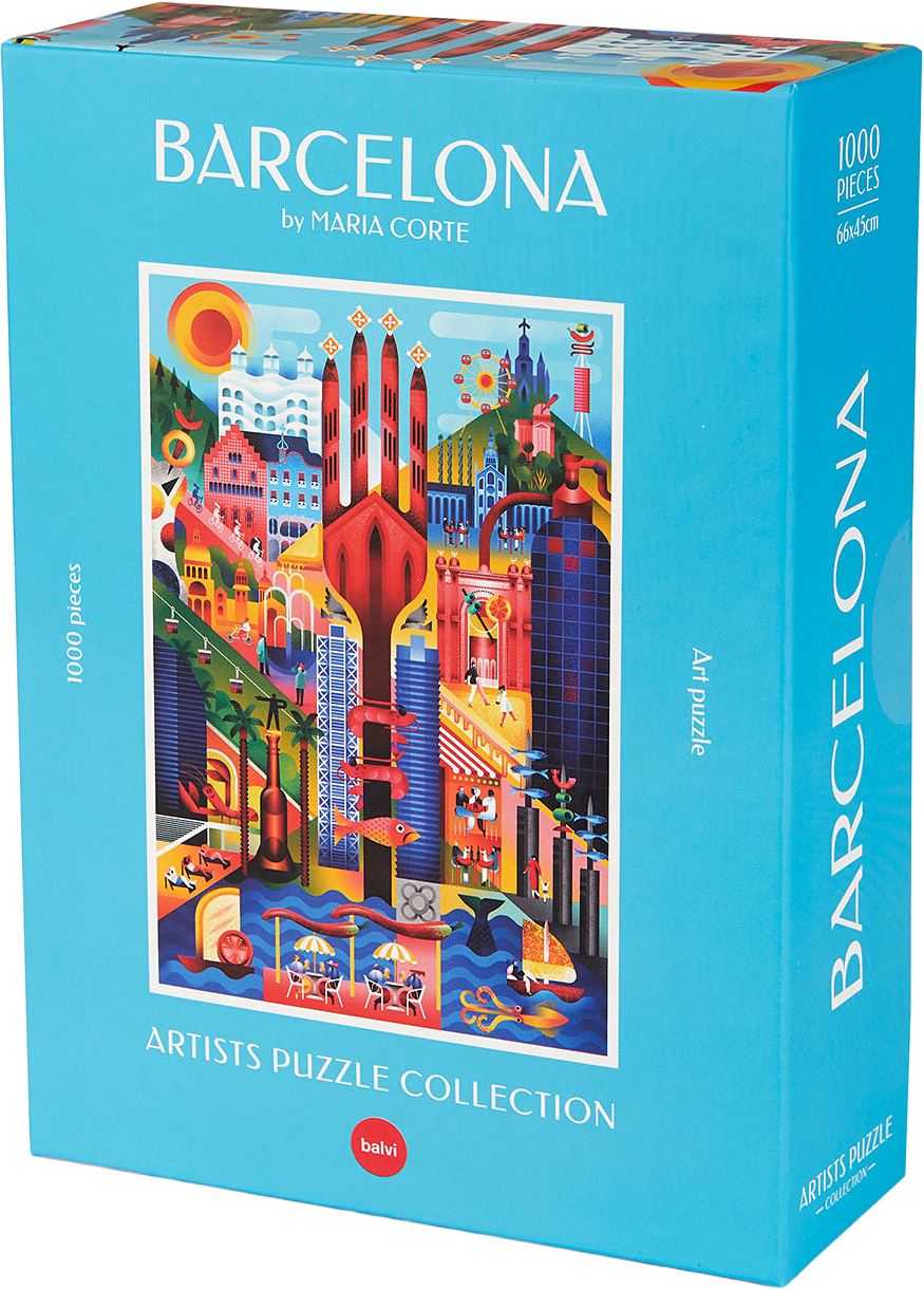 Pussel Barcelona, 1000 bitar