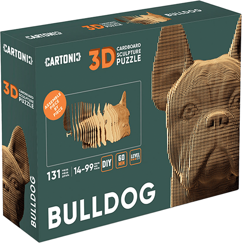 Cartonic 3D Pussel BULLDOG