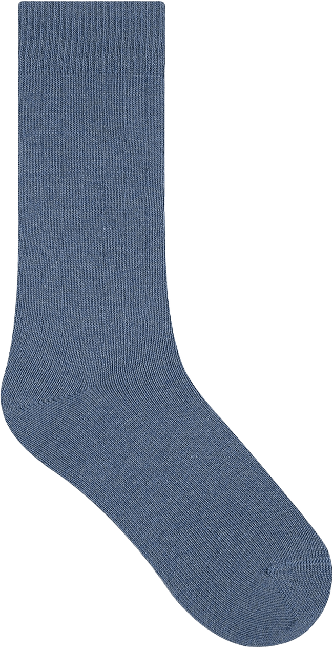 Socka i ull & kashmir, från BleuForêt, i färgen Cobalt.