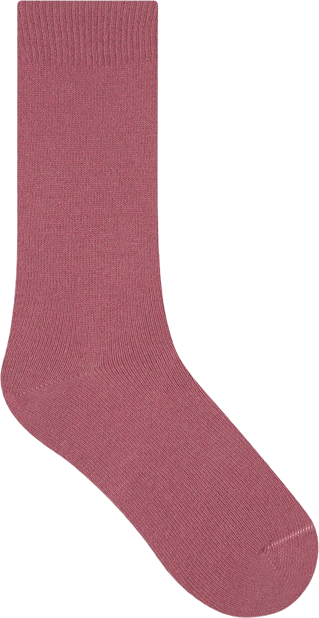 Socka i ull & kashmir, från BleuForêt, i färgen Vieux Rose.