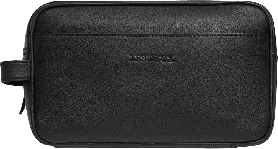 Leather Wash Bag, från LES DEUX, i färgen Black.