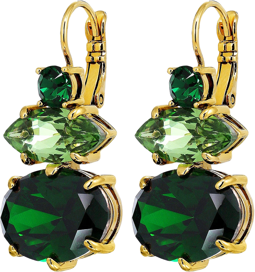 PARSANA GREEN Örhänge, från Dyrberg & Kern, i färgen Sg Green.