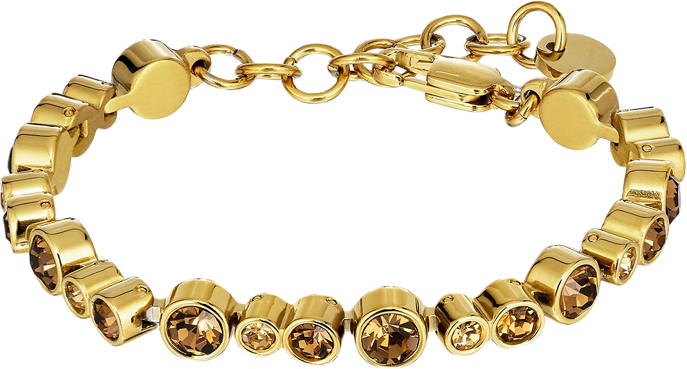 TERESIA BROWN MIX Armband, från Dyrberg & Kern, i färgen Sg Brown.