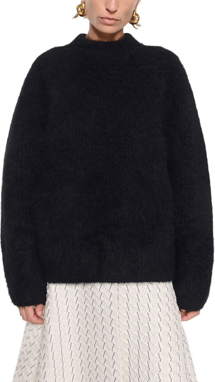 Haru Sweater Black Alpaca