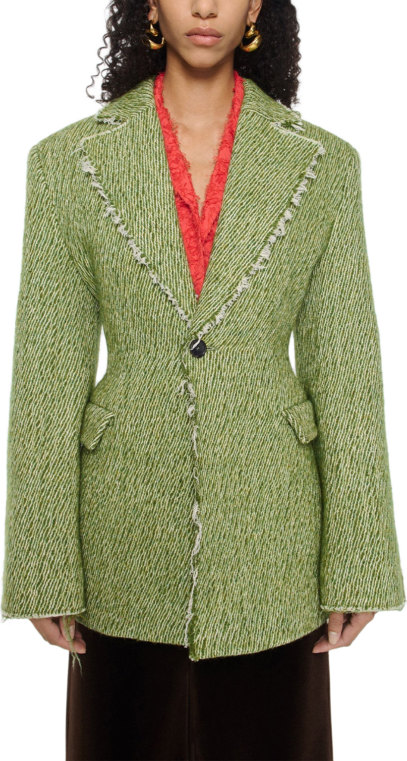 Inessa Blazer Erucah Green Twill, från SÉFR, i färgen Eruca Green Twill.
