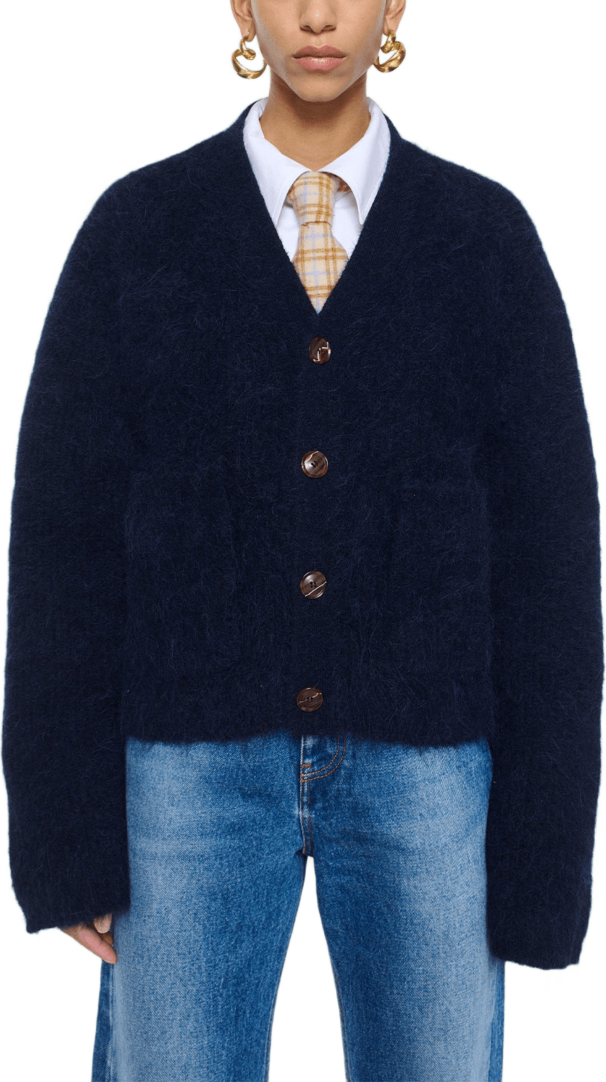 Lee Cardigan Neptune Alpaca