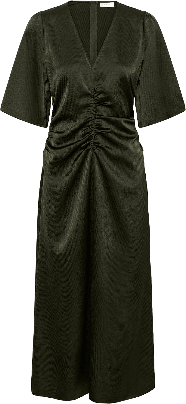 SendraIW Fitted Dress, från Inwear, i färgen Olive Leaf.