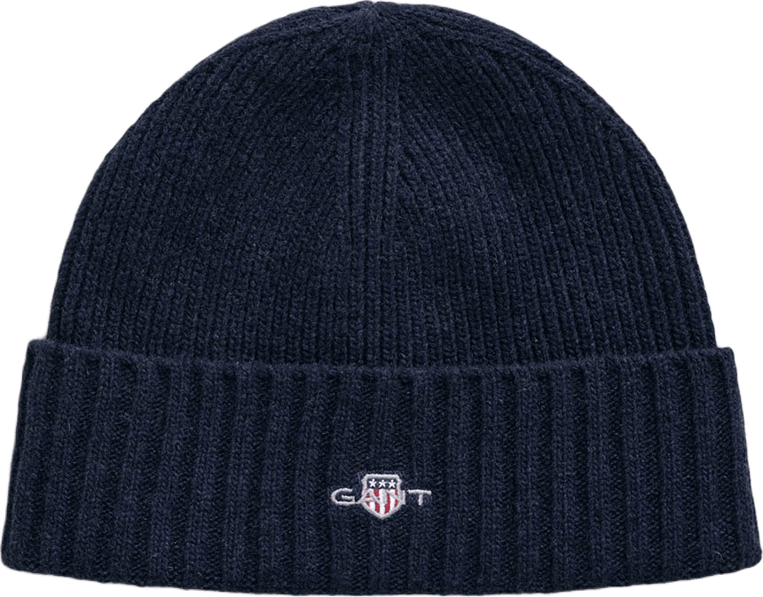 Shield ullmössa, från GANT, i färgen Evening Blue.