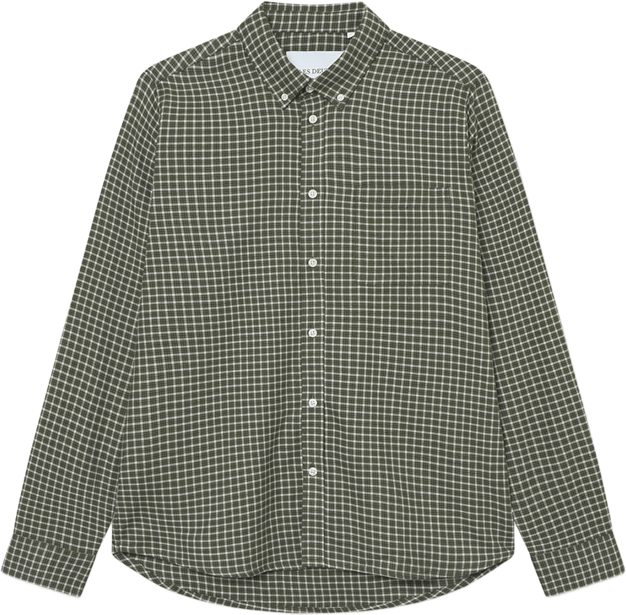 Konrad Check Flannel Shirt, från LES DEUX, i färgen Light Sand.