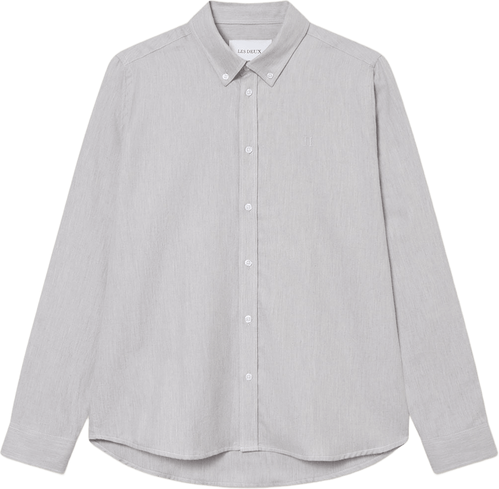 Desert Reg Shirt, från LES DEUX, i färgen Grey Melange.