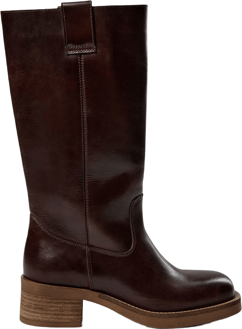 Anneli Vintage Boots, från Pavement, i färgen Brown 067.