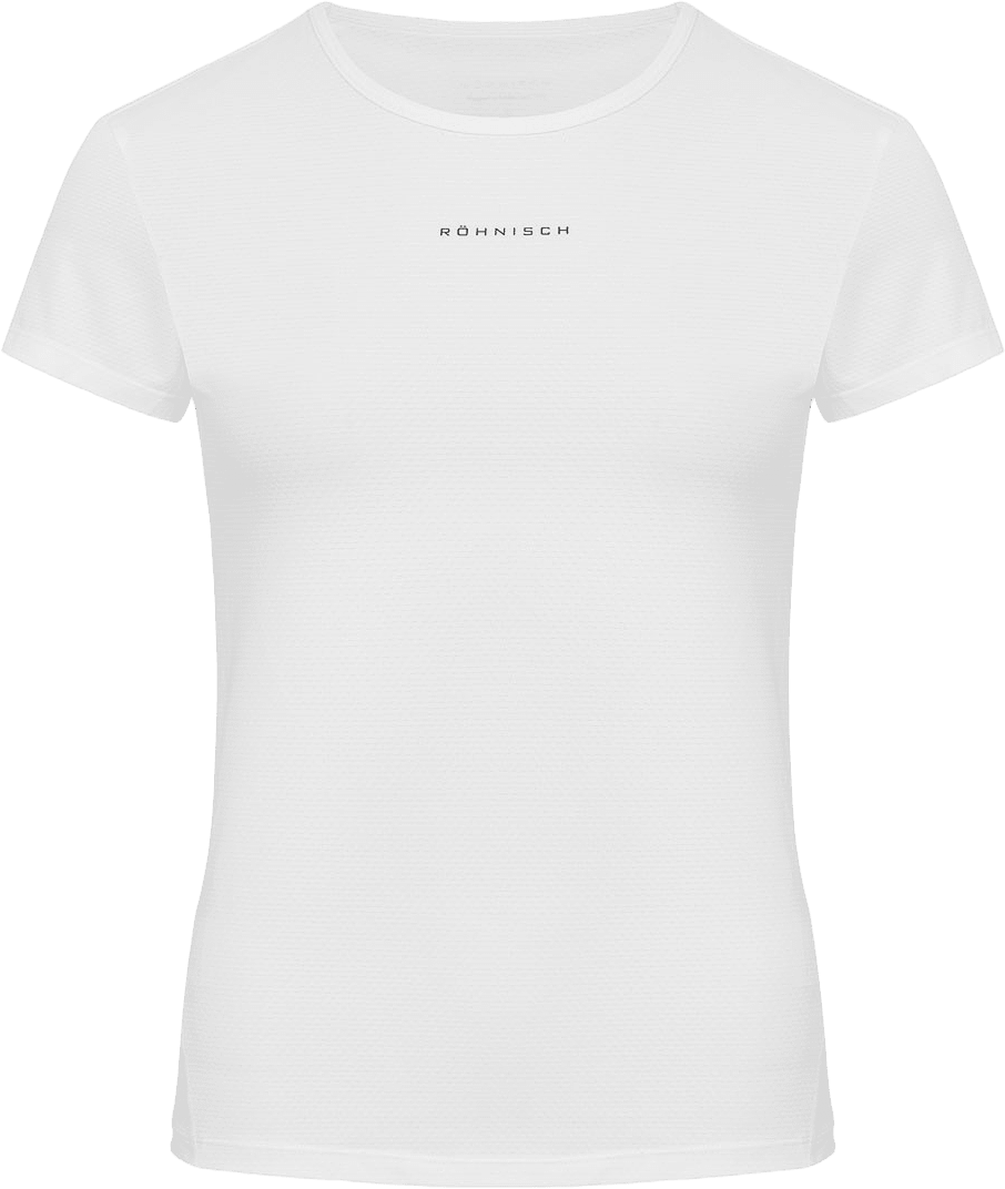 Jacquard SS Top, från Röhnisch, i färgen White.