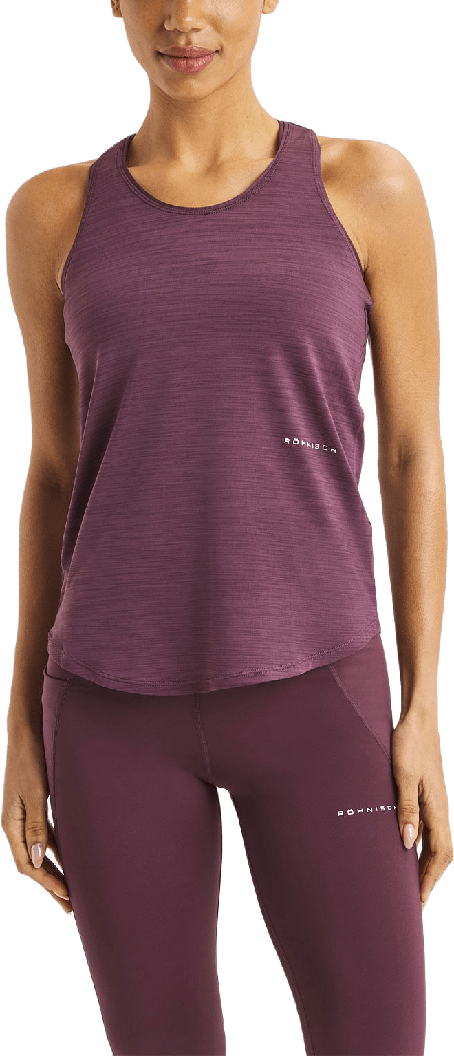 Motion Racerback Tank, från Röhnisch, i färgen Huckleberry.