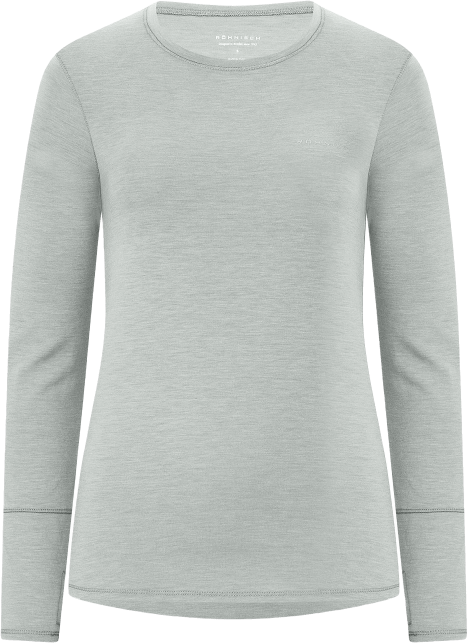 Clara Long Sleeve Top, från Röhnisch, i färgen Belgian Block.