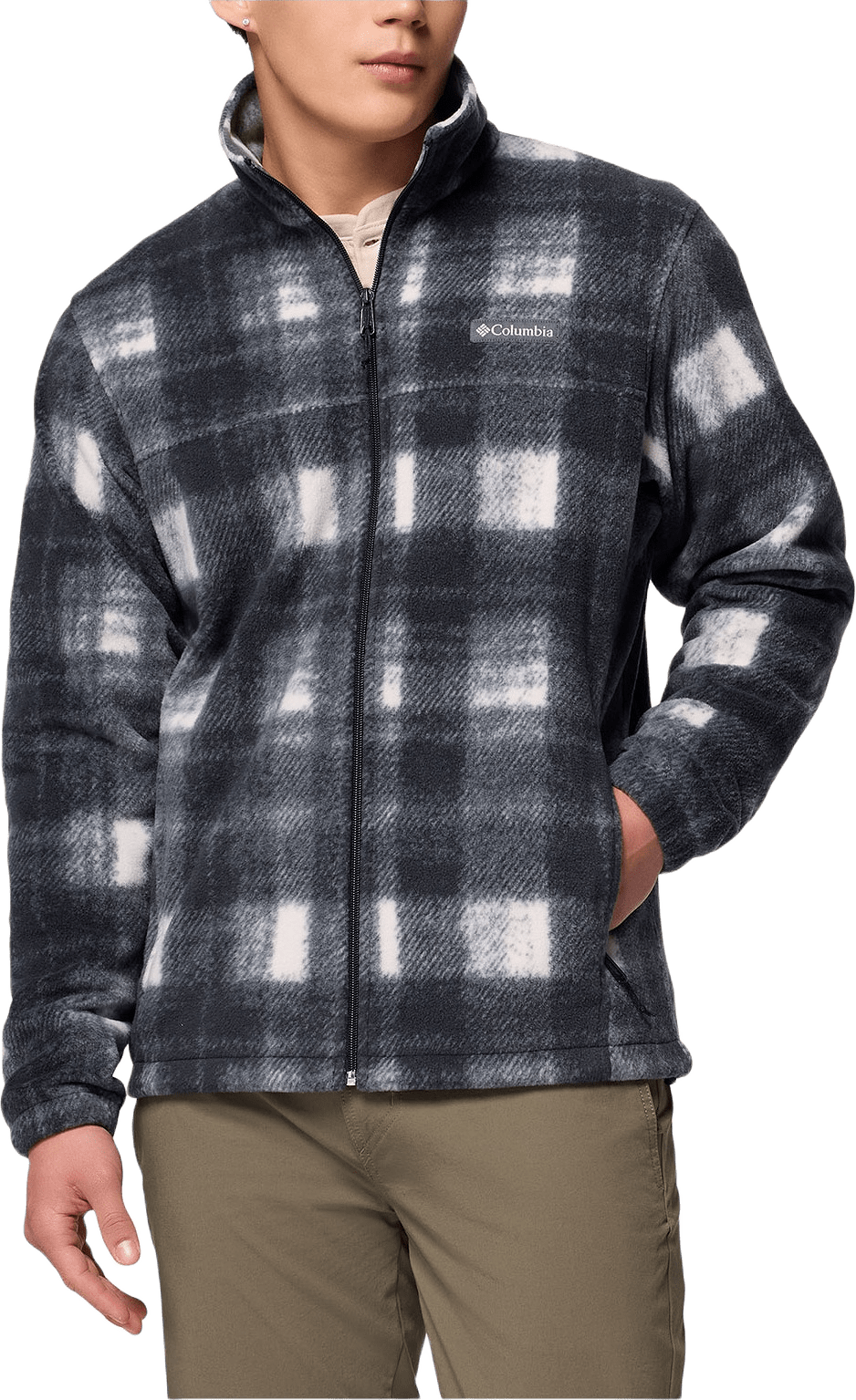 Steens Mountain™ Printed Jacket, från Columbia, i färgen Chalk Omblur.