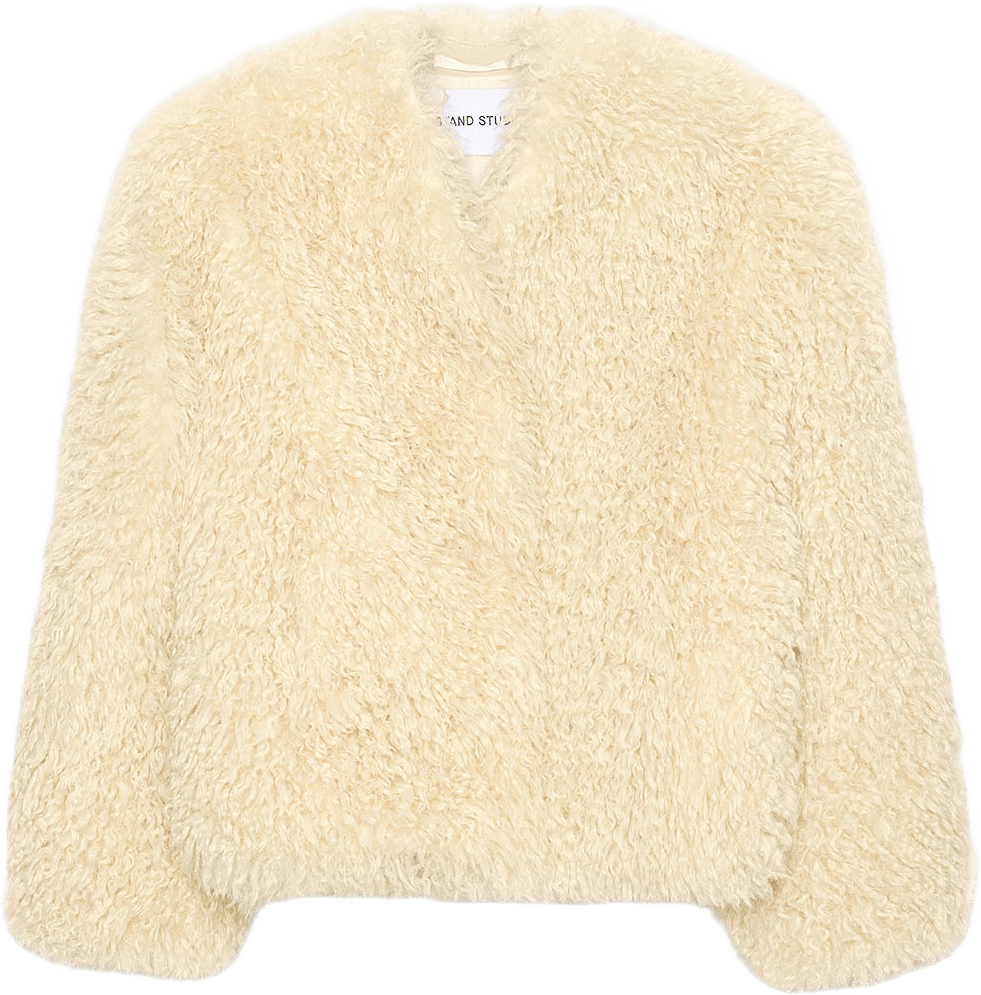 Charlotte Jacket, från STAND STUDIO, i färgen Off White.