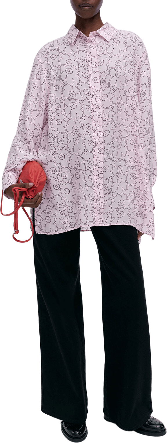 Runsas Piirto Unikko, från Marimekko, i färgen Light Pink, Wine Red.