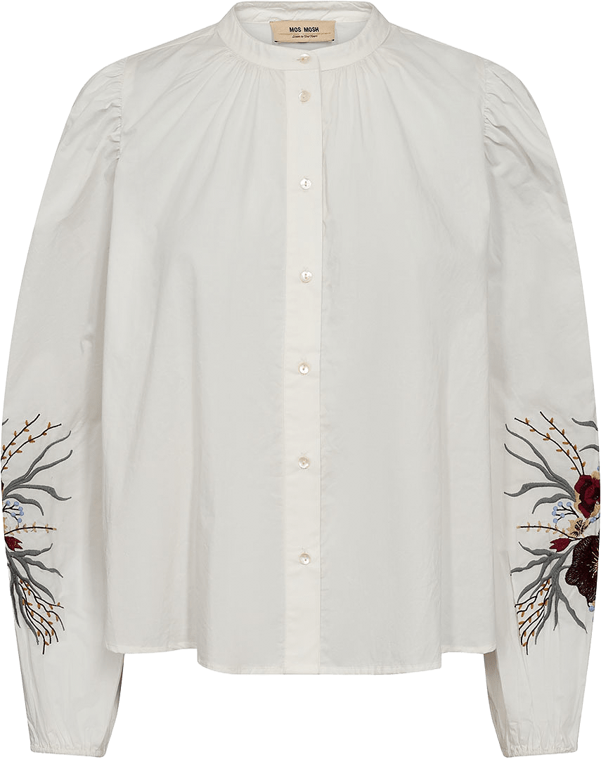 Mysa Popli Shirt, från Mos Mosh, i färgen Ecru.