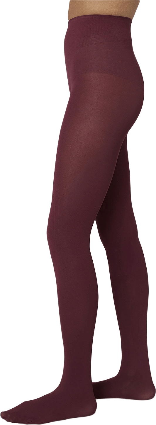Olivia Premium tights 60 denier, från Swedish Stockings, i färgen Deep Red.
