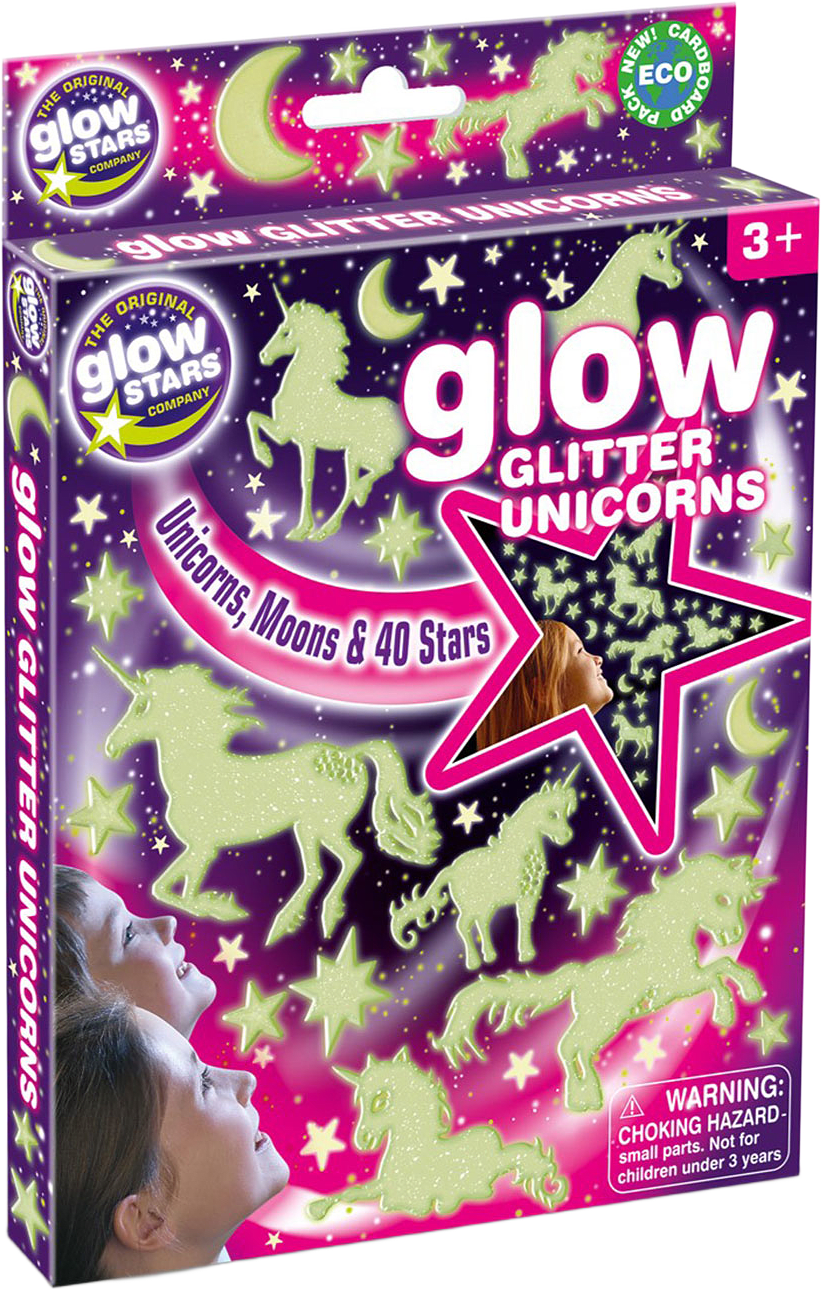 Brainstorm Glow Glitter Unicorns, från Brainstorm.