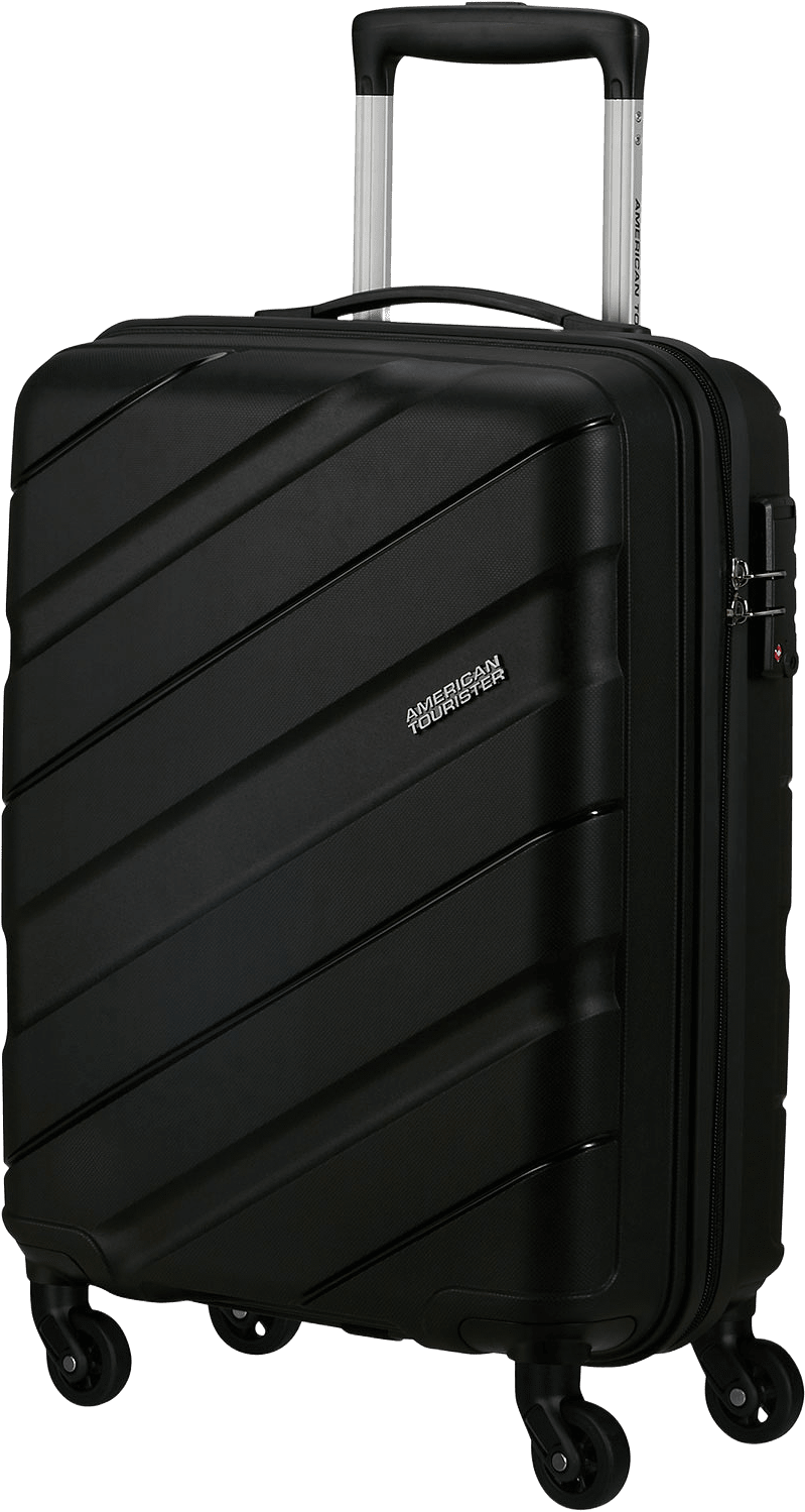 Jetdriver Kabinväska med 4 hjul, från American Tourister, i färgen Black.