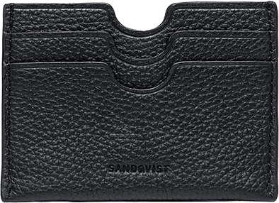 Leather Card Case Multi Slot, från Sandqvist, i färgen Black.