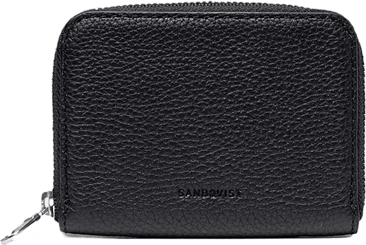 Leather Zip Wallet, från Sandqvist, i färgen Black.