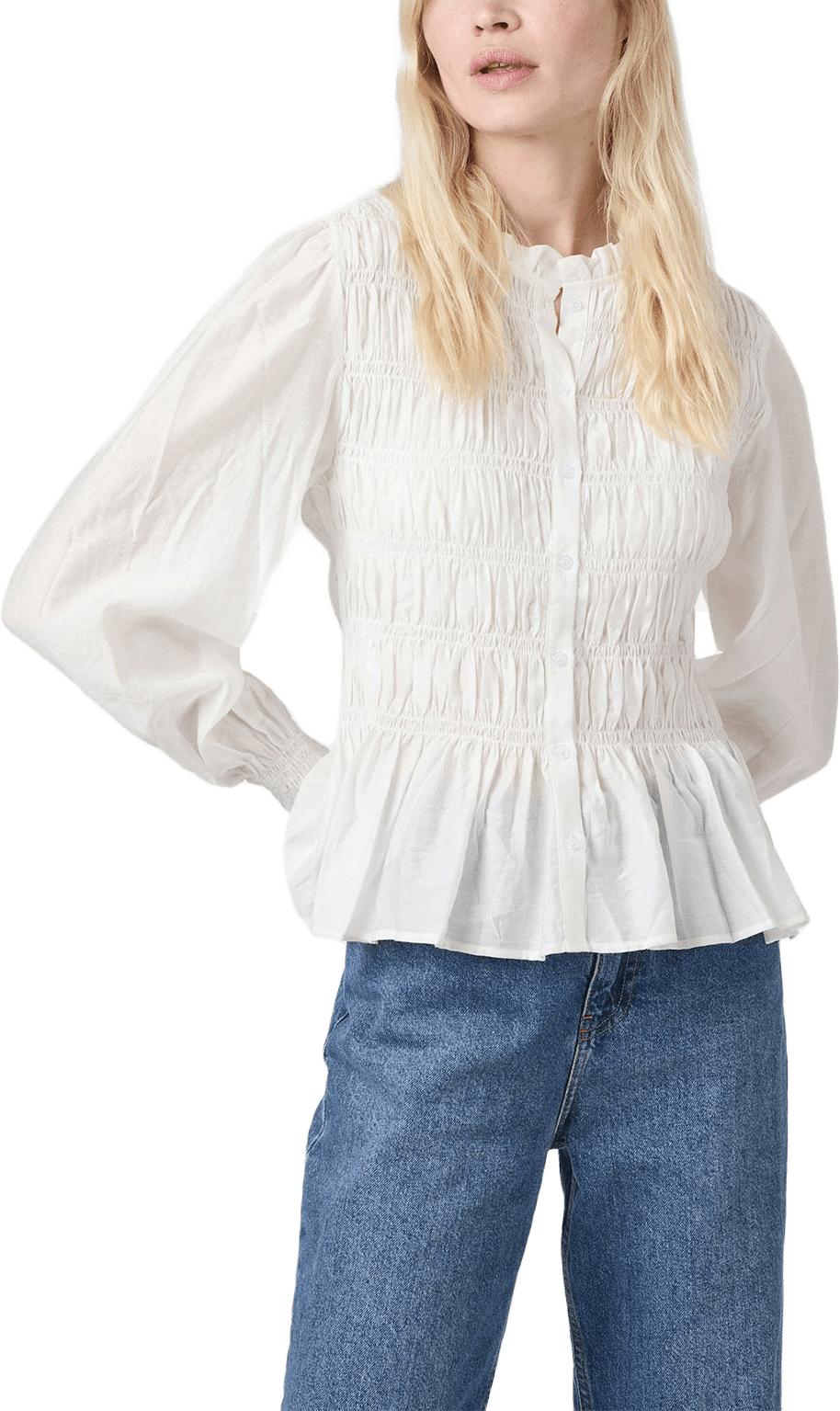 Mocca Smock Blouse