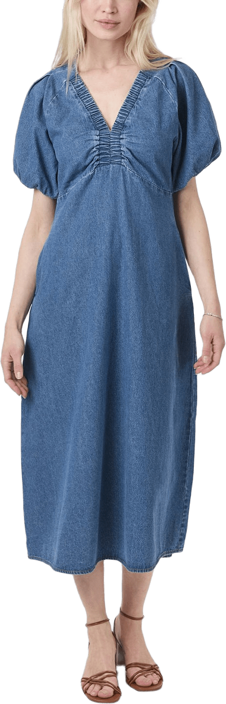 Illana Denim Dress, från Neo Noir, i färgen Blue.