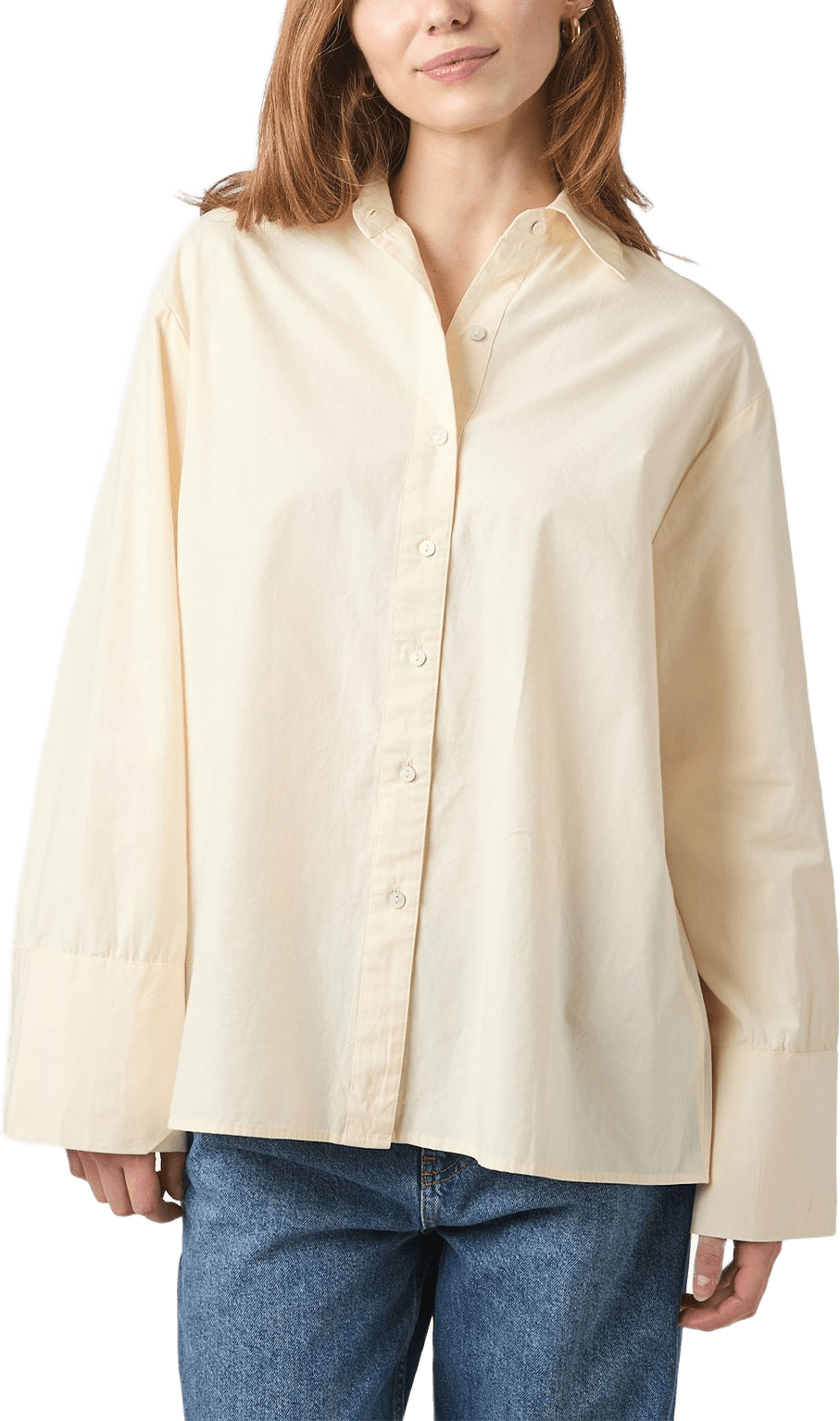 Ayari C Poplin Shirt, från Neo Noir, i färgen Light Yellow.