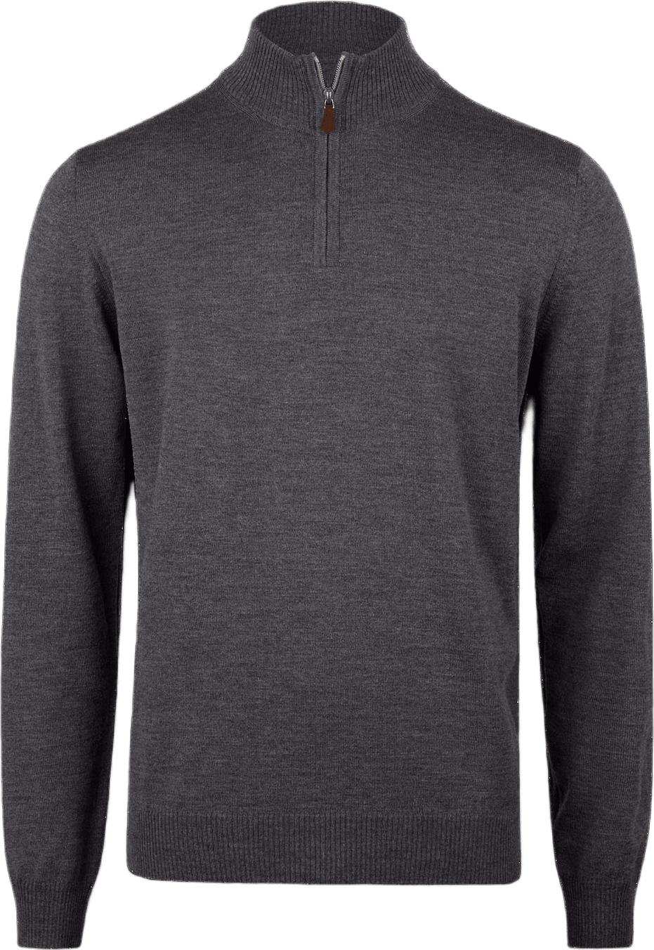 Merino Half Zip, från Stenströms, i färgen Grey1.