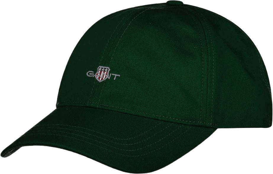 Shield Cotton Twill Cap, från GANT, i färgen Forest Green.