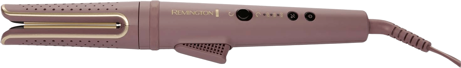 AIRvive Rotating Curling Wand, från Remington, i färgen Mauve (purple) & Gold.