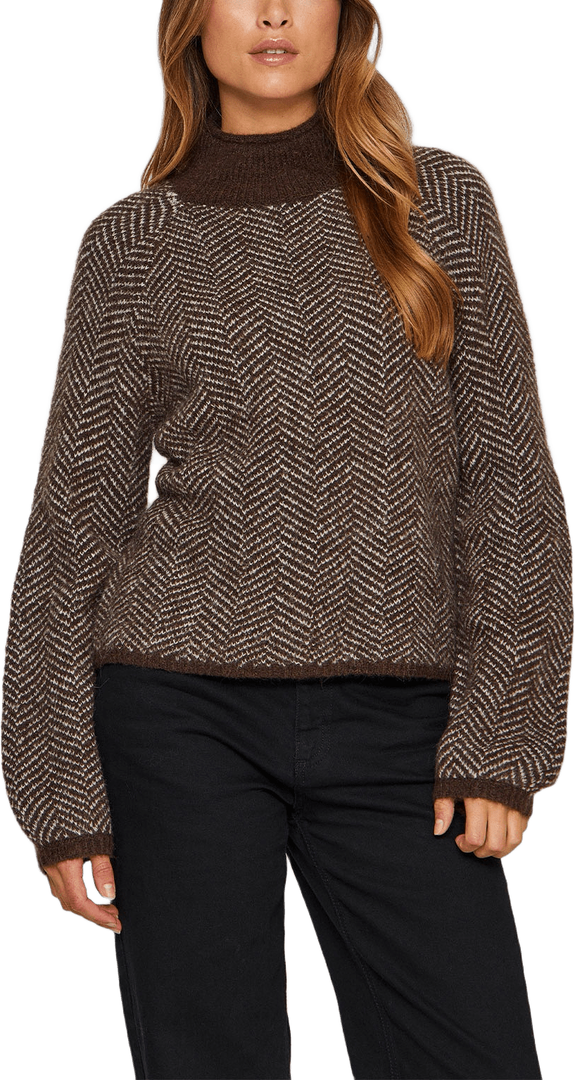VILORY High Neck Knit Top