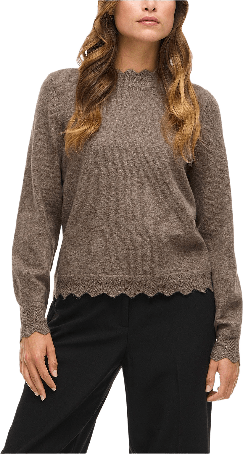 VINIKOLINA O-Neck Knit Top