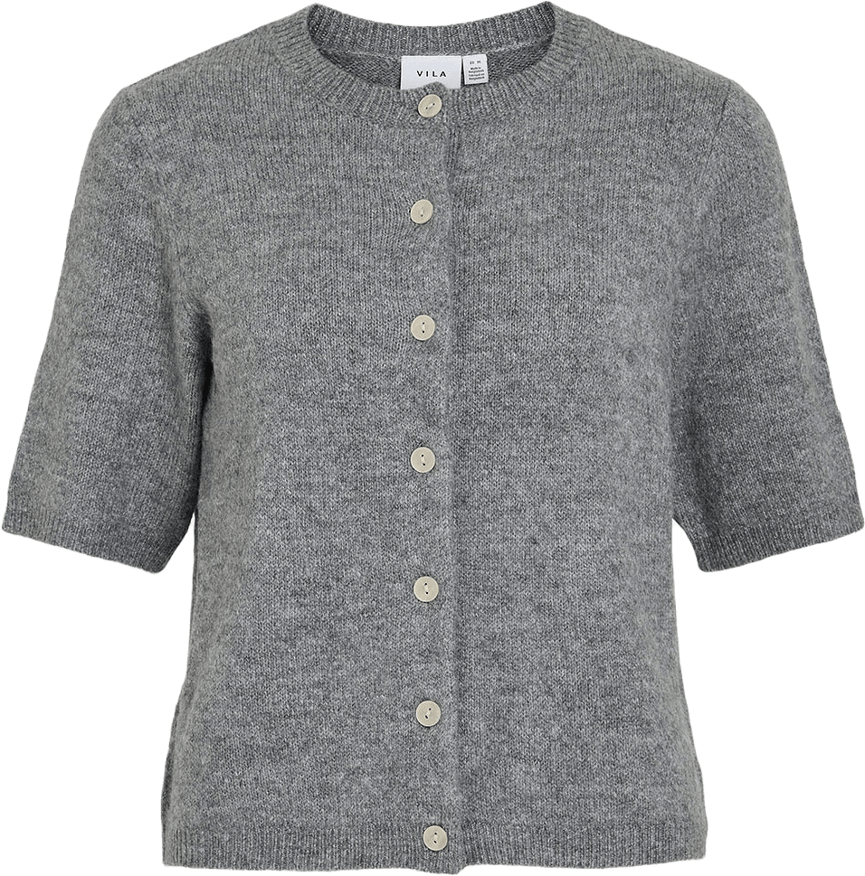 VIDAINTY O-Neck Knit Cardigan