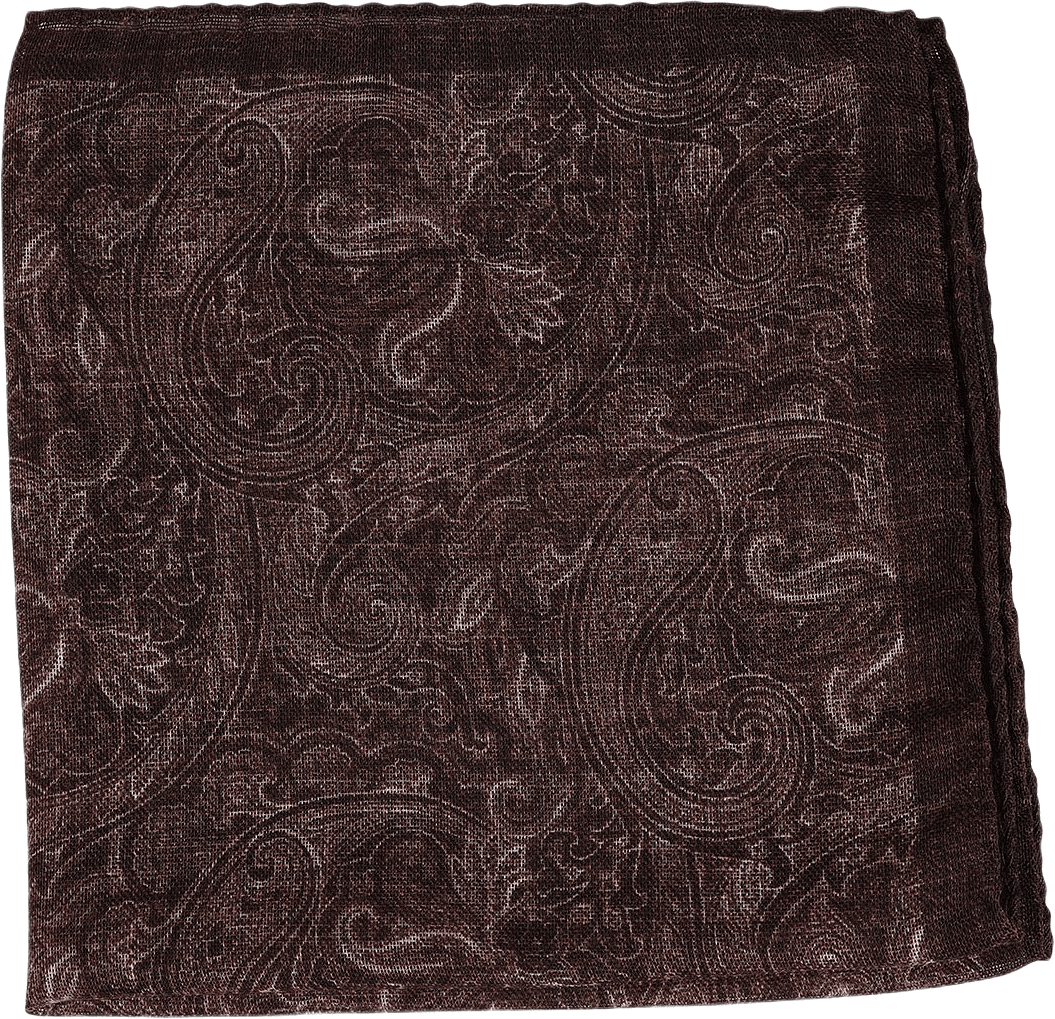 Pocket Square, från Amanda Christensen, i färgen Brown Melange.