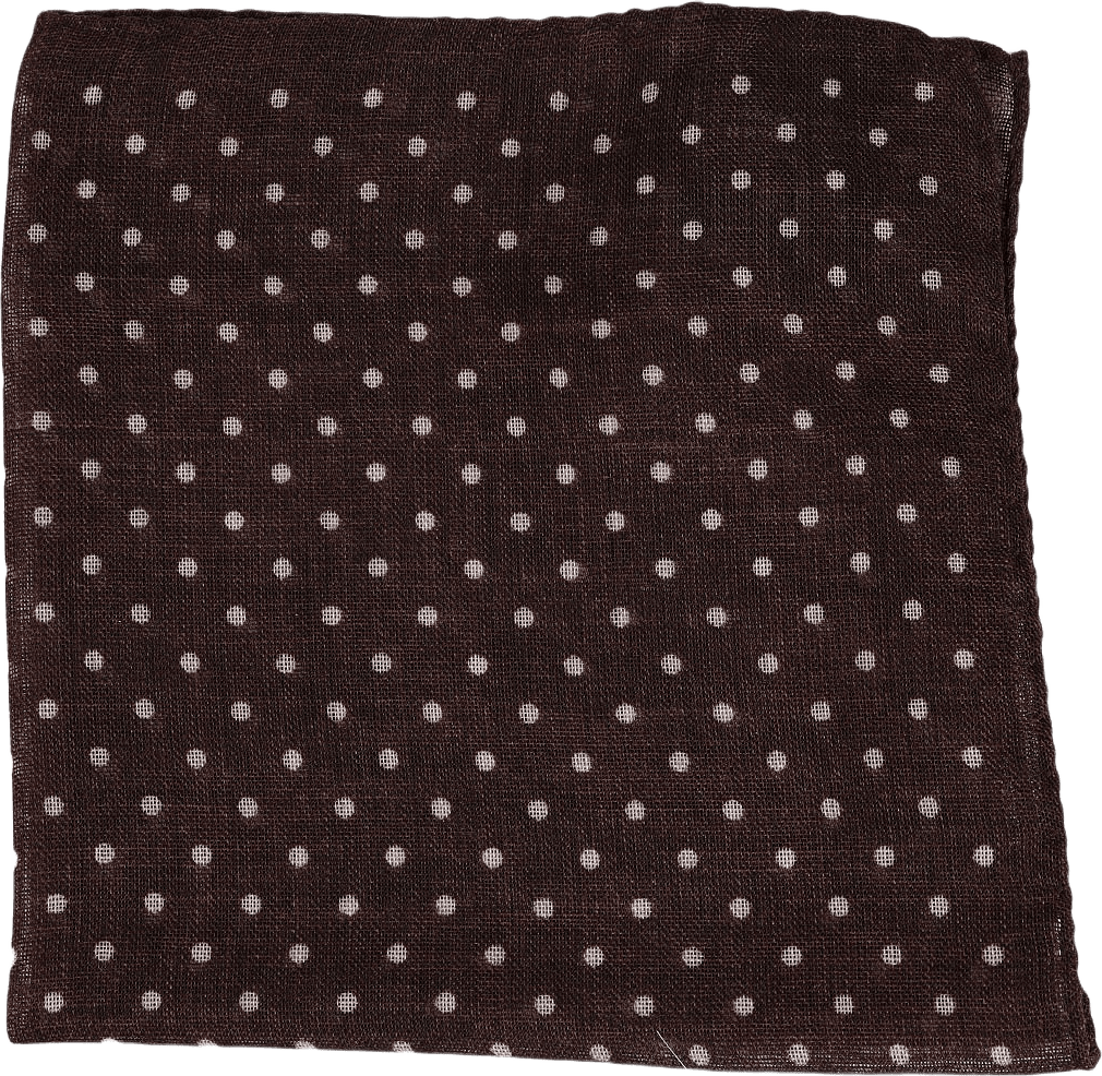 Pocket Square, från Amanda Christensen, i färgen Brown Melange.