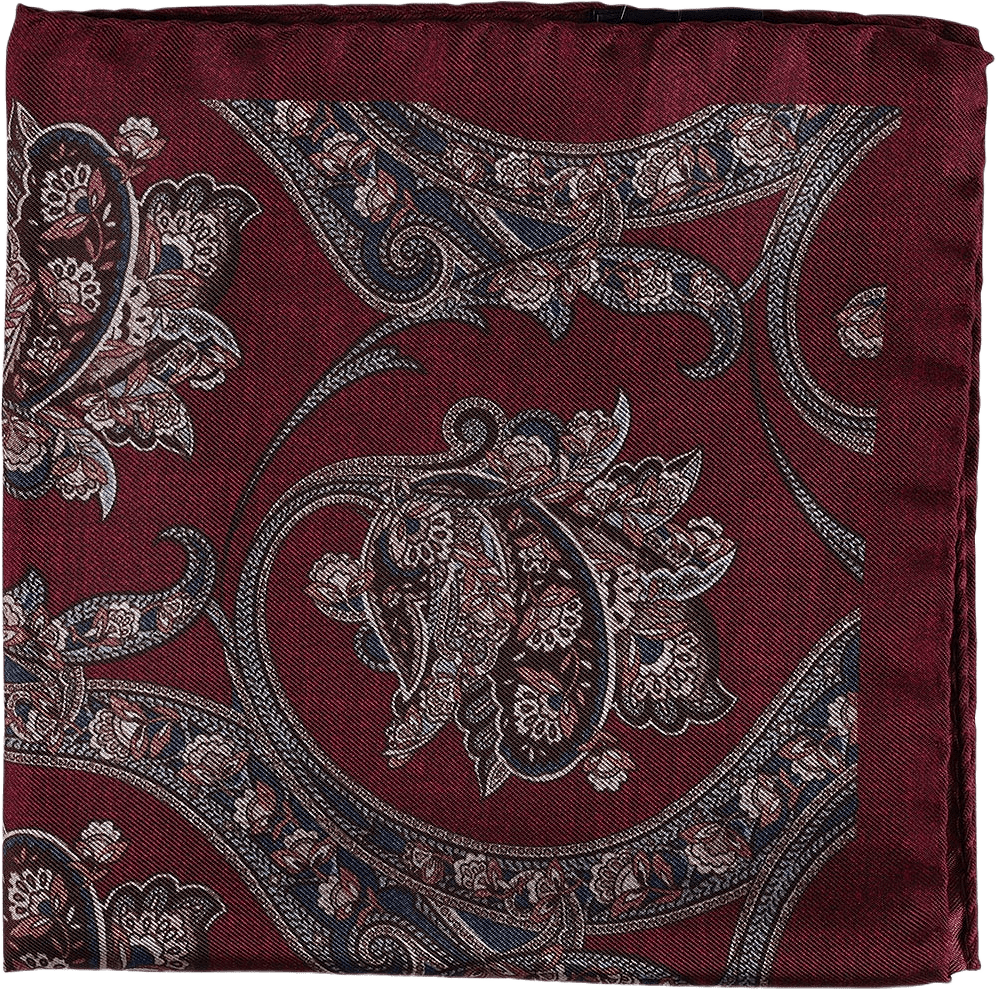 Pocket Square, från Amanda Christensen, i färgen Wine Red.