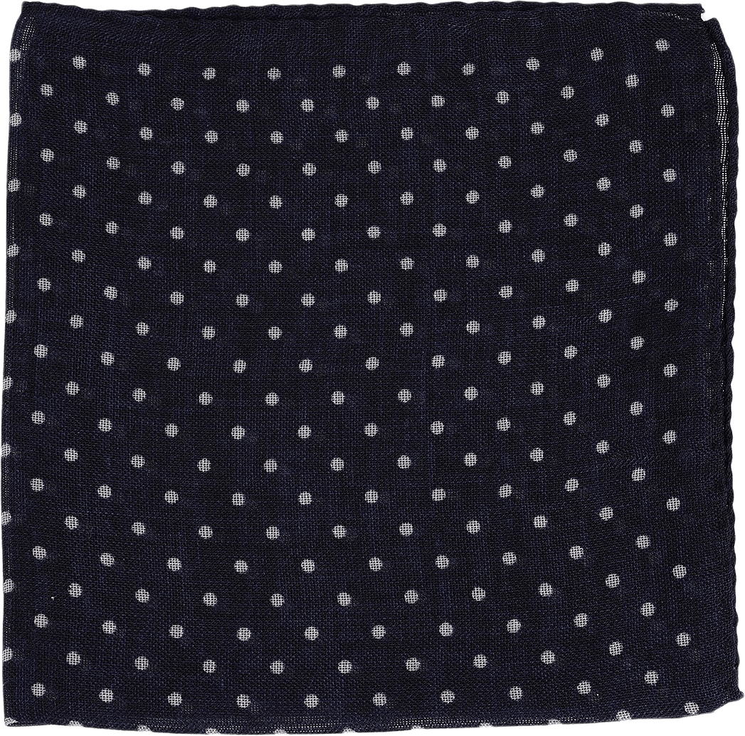 Pocket Square, från Amanda Christensen, i färgen Navy Melange.