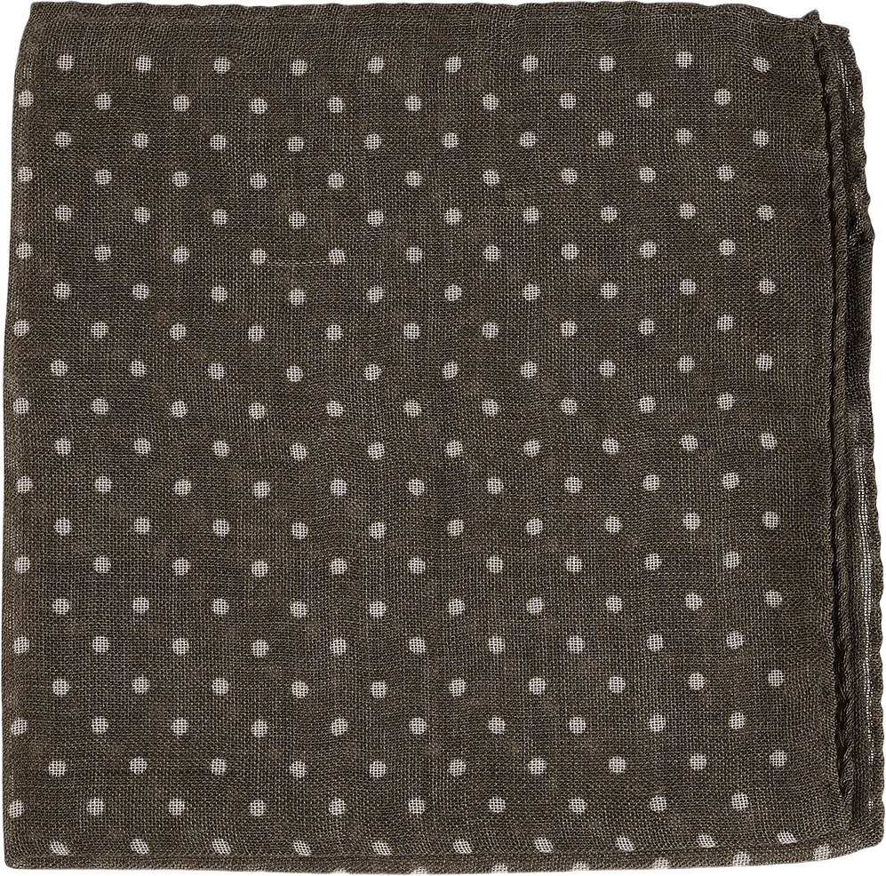 Pocket Square, från Amanda Christensen, i färgen Olive Melange.