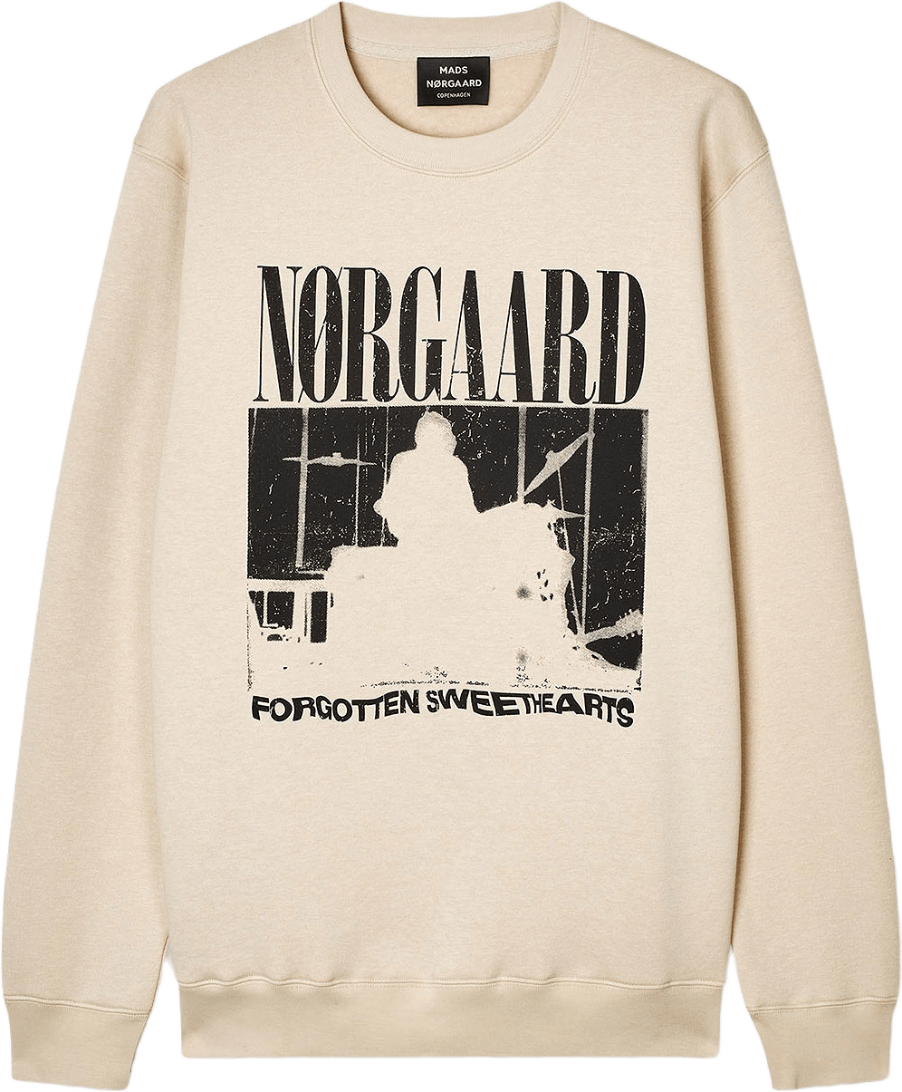 Standard Band Crew Sweat, från Mads Nørgaard, i färgen Rainy Day.