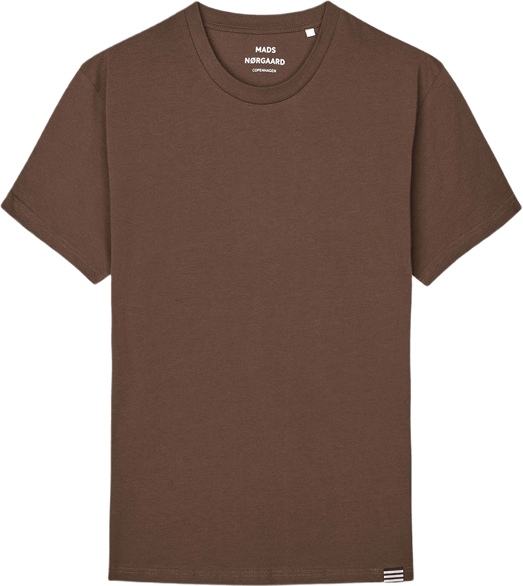 Fine Jersey Thor Tee FAV, från Mads Nørgaard, i färgen Demitasse.