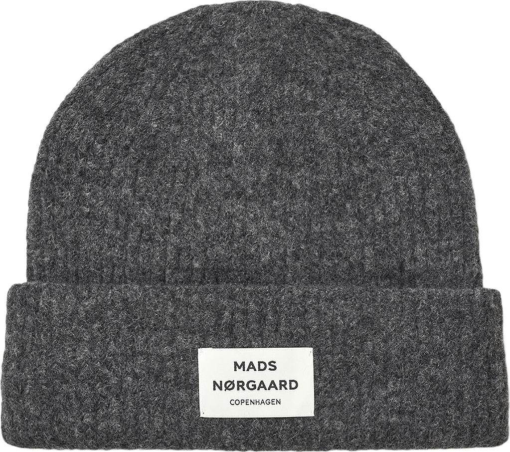 Tosca Anju Hat, från Mads Nørgaard, i färgen Dark Grey Melange.