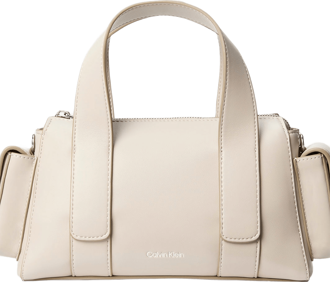 Convertible Jacquard Crossbody Handbag, från Calvin Klein, i färgen Chateau / Old Silver.
