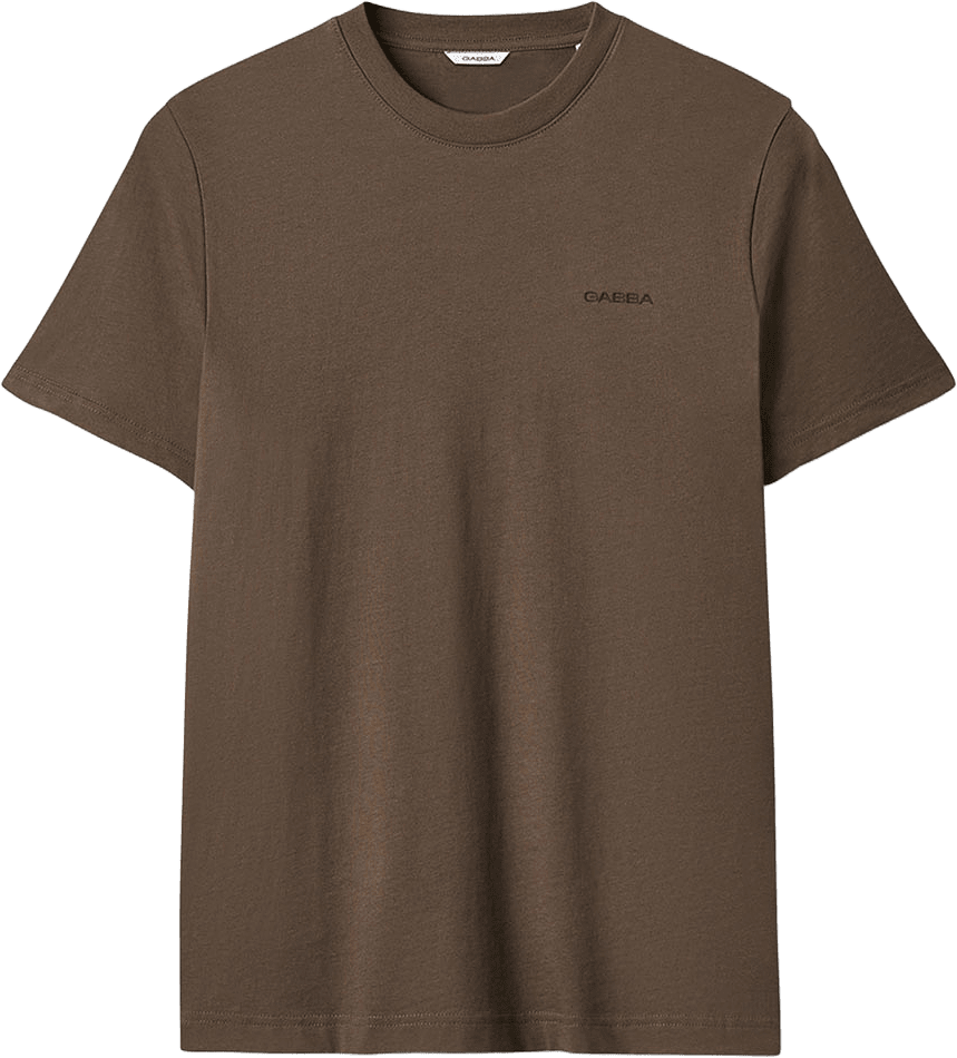 Dune Logo SS GOTS T-shirt S/S, från GABBA, i färgen Crocodile.