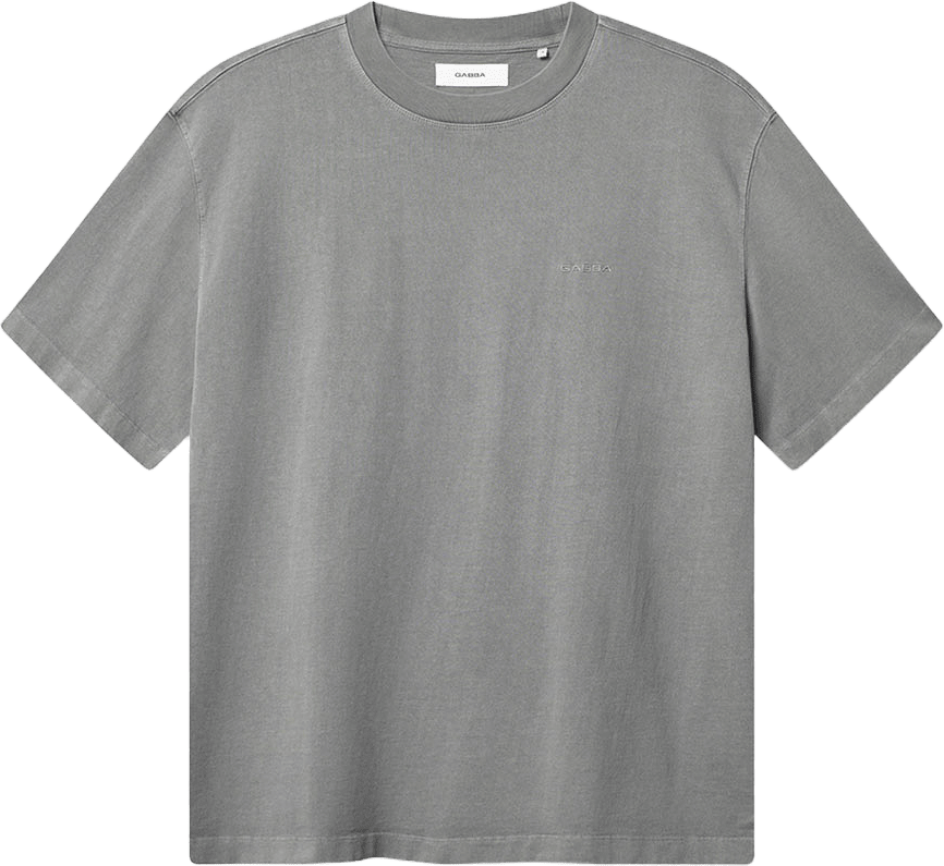 Nigel Wix Boxy Hour SS T-Shirt S/S, från GABBA, i färgen Dust Sage Green.