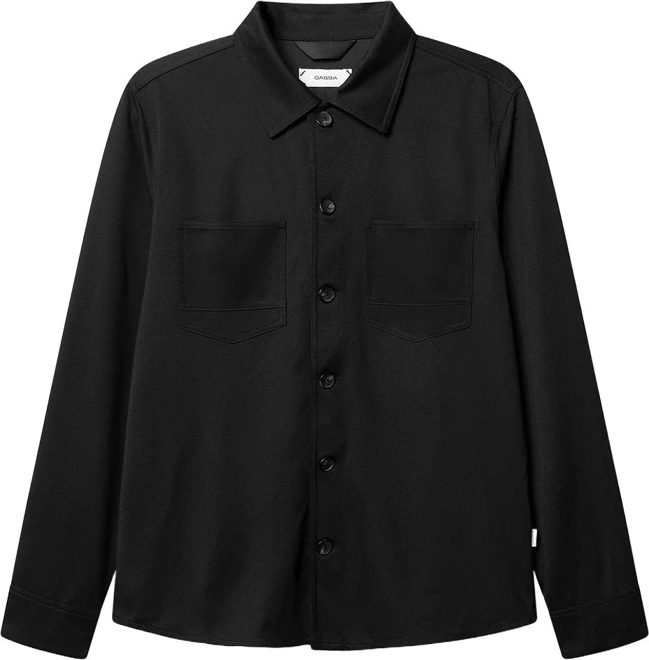 Clipper A Nygo Overshirt, från GABBA, i färgen Black.