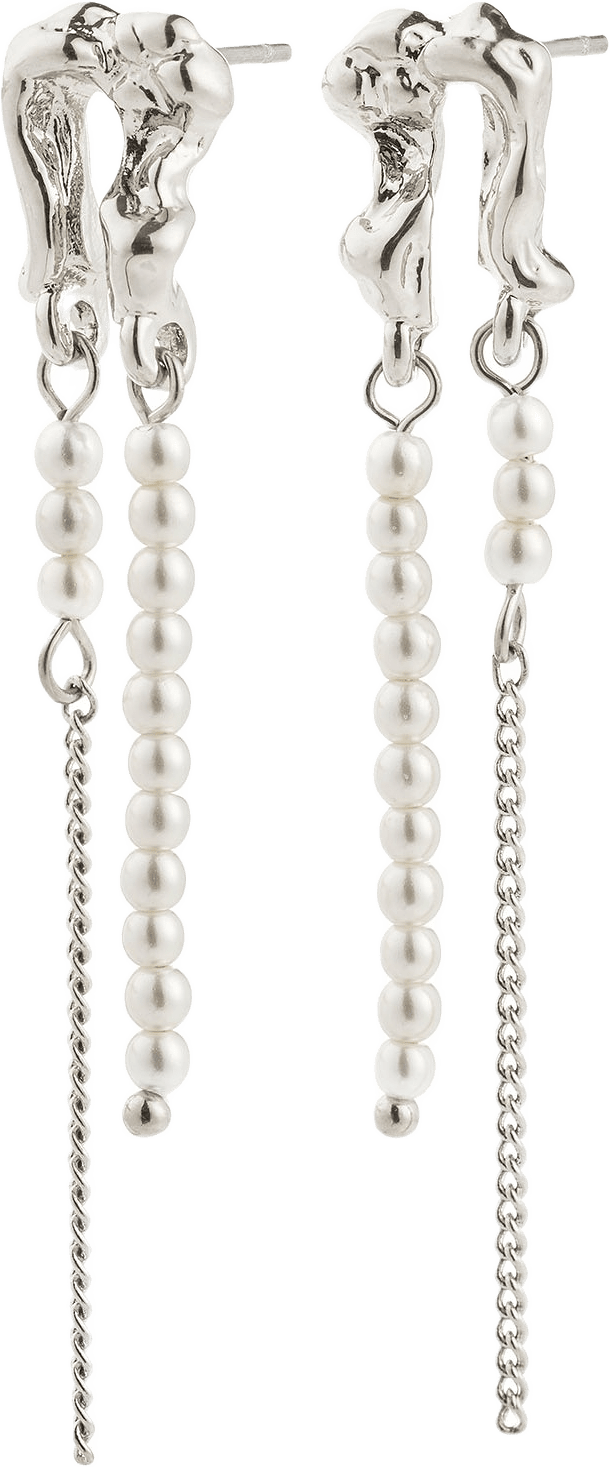 Vincent Earrings Silver-Plated